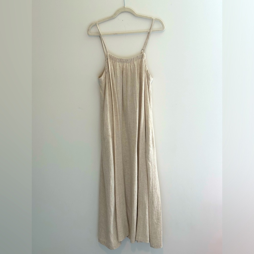 Flowy Linen Dress